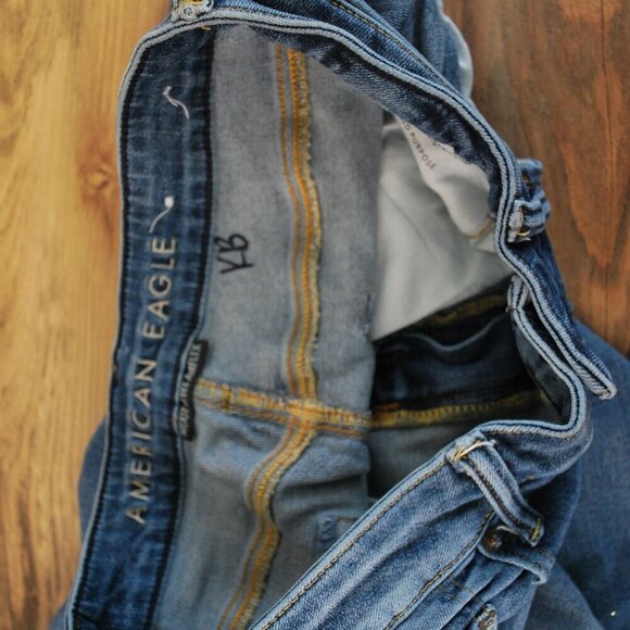 American Eagle Men's Next Level AirFlex Dad Jean Distressed Jeans 34x32   -mw9h - Picture 7 of 7